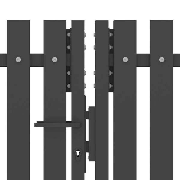 vidaXL gar&eth;Gir&eth;ingarhli&eth; &uacute;r St&aacute;li 400x75 cm antras&iacute;t