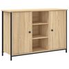 vidaXL Skenkur Sonoma Eik 100x35x70 cm Samsettur Vi&eth;ur