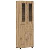 vidaXL H&aacute;bor&eth; FLORIN Artisan Eik 60 x 35 x 182 cm Samsettur vi&eth;ur