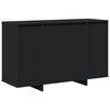 vidaXL Vi&eth;beinteyfla Svartur 120 x 41 x 75 cm Samsettur vi&eth;ur