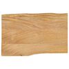 vidaXL Bor&eth;plata 60x40x2,5 cm N&aacute;tt&uacute;rulegum Br&uacute;num Gegnheill Mang&oacute;vi&eth;ur