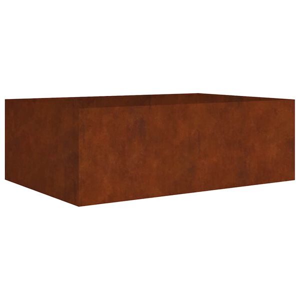 vidaXL Upph&aelig;kka&eth; Gar&eth;ker 120x80x40 cm Corten St&aacute;l