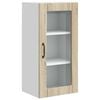 vidaXL Eldh&uacute;s sk&aacute;pur Sonoma Eik 40 x 31 x 80 cm Samsettur vi&eth;ur