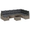 vidaXL S&oacute;fasett me&eth; p&uacute;&eth;i 6 pcs p&oacute;l&yacute;rattan