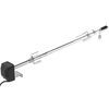 vidaXL BBQ Sn&uacute;ningsgrillteinn me&eth; M&oacute;tor St&aacute;l 1200 mm