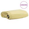 vidaXL D&yacute;na 650g / m&sup2; Drapplita&eth;ur 2,5 x 4,5 m Striga me&eth; PVC h&uacute;&eth;u