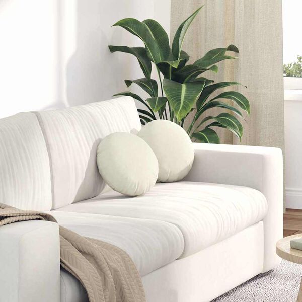 vidaXL Setjp&uacute;&eth;ar 2 pcs Rj&oacute;malitur &Oslash; 40 x 13 cm Flauel