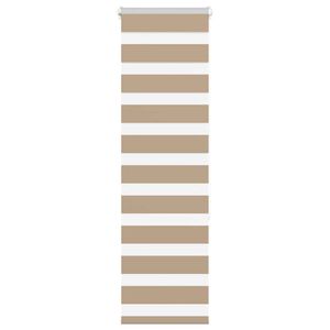 vidaXL Zebra Gard&iacute;na Sandbr&uacute;nt 40x150 cm Efni Breidd 35,9 cm P&oacute;l&yacute;ester