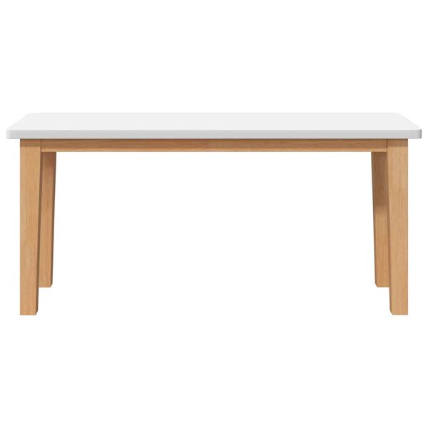 vidaXL Bekkur 90 cm Solid Wood Gúmmí