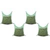 vidaXL Heynet 4 stk ferningur 0,9 x 1 m PP