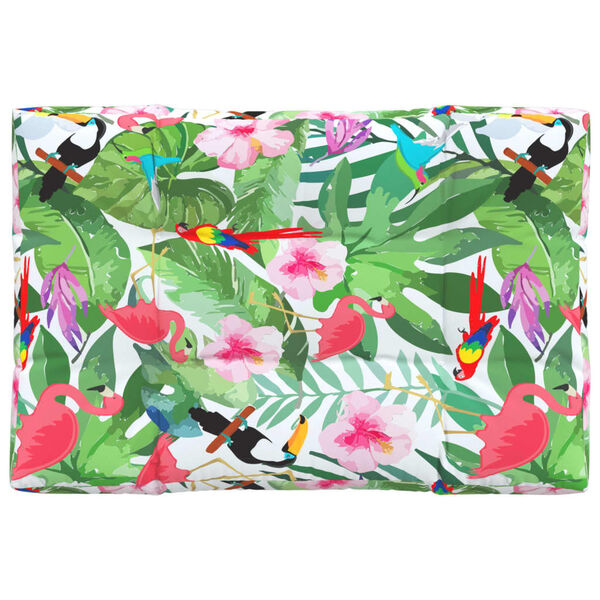 vidaXL Sessa fyrir Brettas&oacute;fa Marglitu&eth; 120x80x12 cm Efnis&aacute;kl&aelig;&eth;i