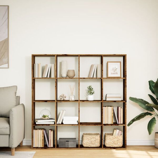 vidaXL B&oacute;kask&aacute;pur Vi&eth;arlitur 137,5x29x137,5 cm Samsettur Vi&eth;ur