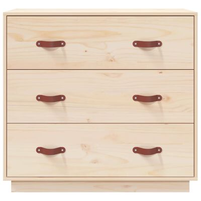 vidaXL skenkur 80x40x75 cm Solid Wood Furu