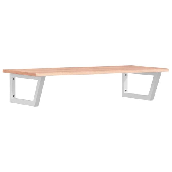 vidaXL Veggfest Handlaugarhilla St&aacute;l og Gegnheil Eik