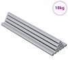 vidaXL &THORN;r&aacute;&eth;u stangir 900 pcs Silfur M&aacute;lmur