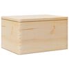 vidaXL Tr&eacute;kassi me&eth; loki 40x30x23 cm Solid Wood Furu