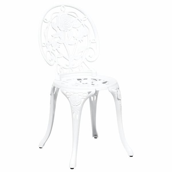 vidaXL Gar&eth; Bistro Set 3 pcs Hv&iacute;tt &Aacute;l