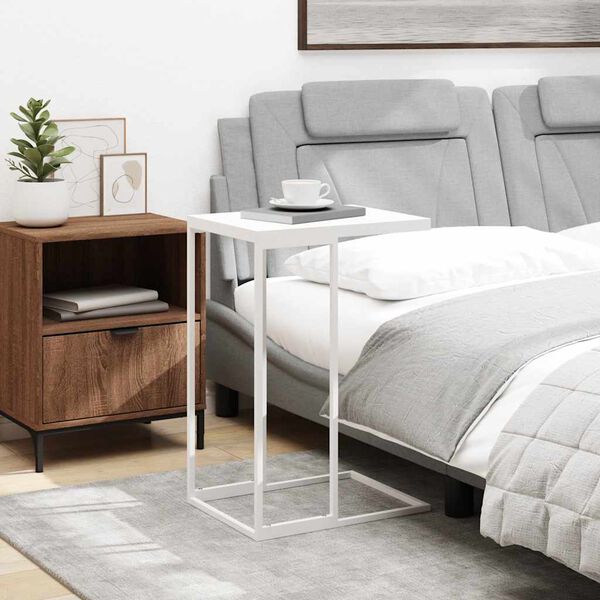 vidaXL Hli&eth;arbor&eth; Hv&iacute;tt 40x30x59 cm Samsettur Vi&eth;ur