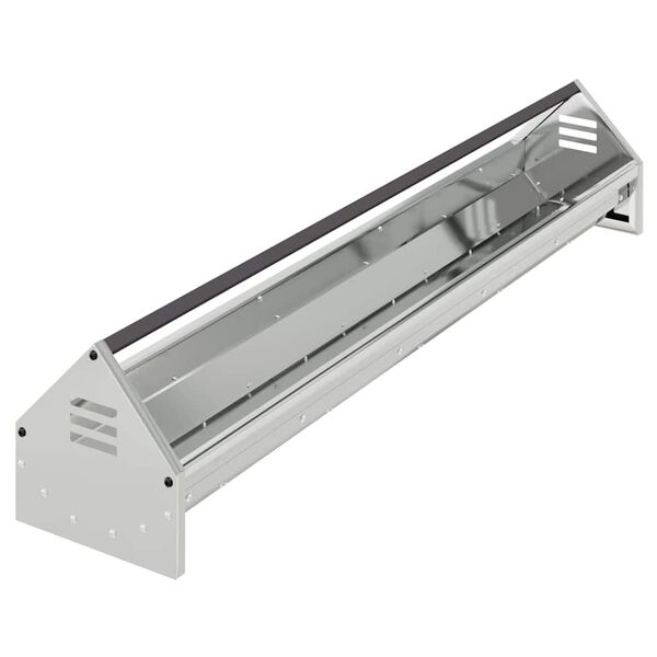 vidaXL F&oacute;&eth;rari fyrir kj&uacute;klinga Silfur 108 x 20,5 x 20 cm