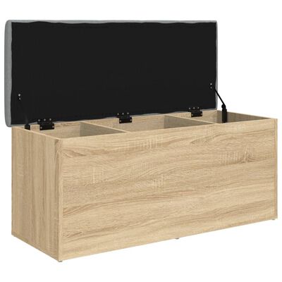 vidaXL Geymslubekkur Sonoma Eikarlitur 102x42x45 cm Samsettur Viður