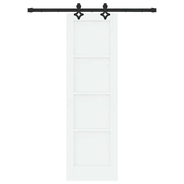 vidaXL Rennidyr ORKDAL Hv&iacute;tt 61 x 198,5 cm Solid furuhikk