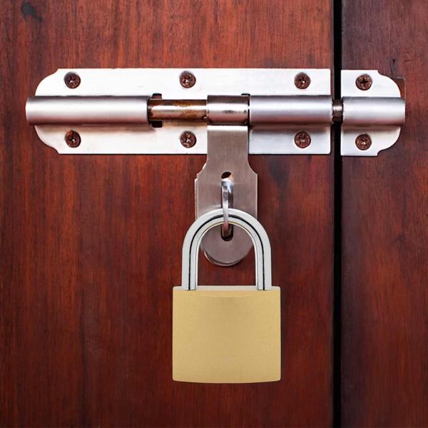 vidaXL U-lok me&eth; lykklum 100 pcs L&aacute;t&uacute;n J&aacute;rn