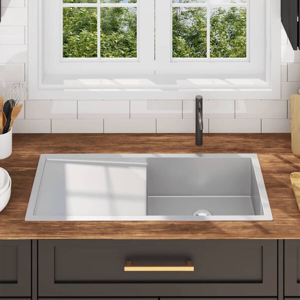 vidaXL Handger&eth;ur Eldh&uacute;svaskur Ry&eth;fr&iacute;tt St&aacute;l