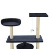 vidaXL Kattartré með Sísalklórustaurum 95 cm Dökkblátt
