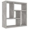 vidaXL Vegghilla Steypugr&aacute; 45,1x16x45,1 cm Samsettur Vi&eth;ur