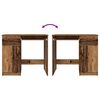 vidaXL Skrifbor&eth; Old Wood 86x49x76 cm Engineered Wood