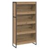 vidaXL B&oacute;kask&aacute;pur 2 pcs Listama&eth;ur Eik 80 x 30 x 155 cm