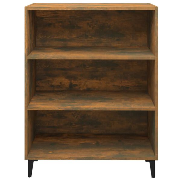 vidaXL Skenkur Reyklituð Eik 69,5x32,5x90 cm Samsettur Viður