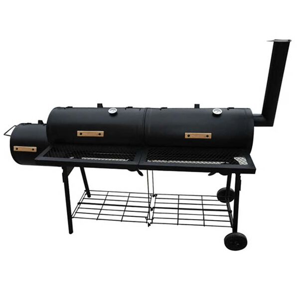 vidaXL Reykofn BBQ Nevada XL Svartur