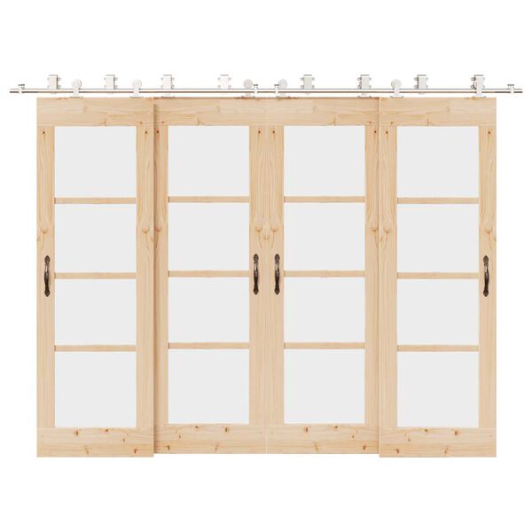 vidaXL Rennihur&eth;arb&uacute;na&eth;arsett 366 cm Ry&eth;fr&iacute;tt st&aacute;l Silfur