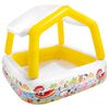 Intex Uppbl&aacute;sanleg Sundlaug me&eth; S&oacute;lskyggni 157x157x122 cm