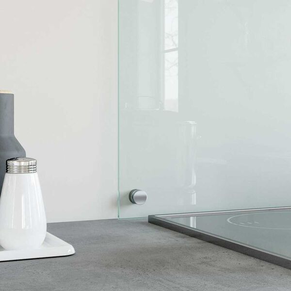 vidaXL Eldhúsplata Glær 70x40 cm Hert Gler