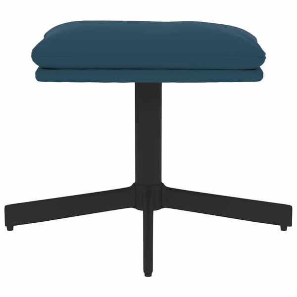 vidaXL F&oacute;taskemill Bl&aacute;r 60x60x36 cm Flauel