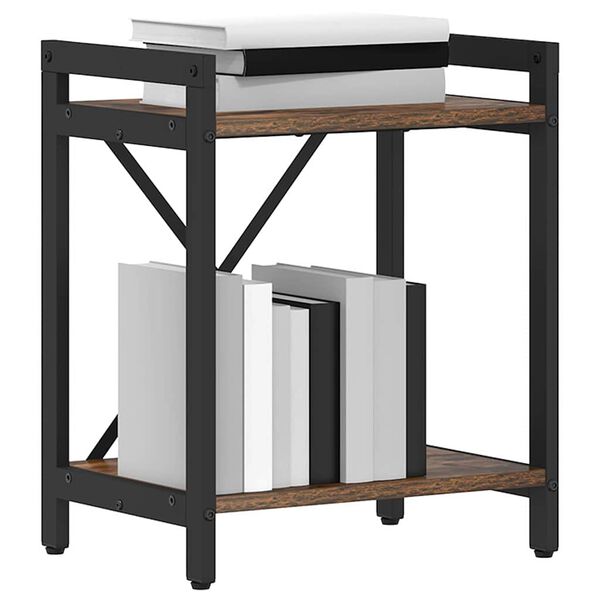 vidaXL Hilla Rau&eth;-eik 40 x 30 x 50 cm Samsettur vi&eth;ur