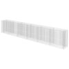 vidaXL Gabion Grj&oacute;tkassi Upph&aelig;kka&eth; Bl&oacute;maker S&iacute;nkh&uacute;&eth;a&eth; st&aacute;l540x50x100cm