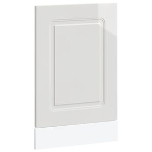 vidaXL Upp&thorn;vottav&eacute;larplata Kalmar H&aacute;glans Hv&iacute;tur 45x1,5x57 cm