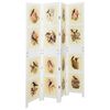 vidaXL Romdivider Panel Hv&iacute;tt 141,5 x 165 cm MDF