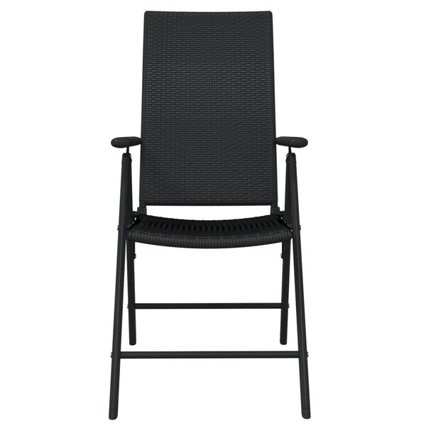 vidaXL 7 Hluta Gar&eth;bor&eth;stofusett Svart