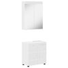 vidaXL Ba&eth;herbergismublasett TULUM 2 pcs Hv&iacute;tt 60 x 34 x 63 cm