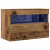 vidaXL Sj&oacute;nvarpsveggsk&aacute;pur me&eth; LED Gamalt vi&eth;ur 60 x 30 x 40 cm