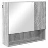 vidaXL Spegilska Vegghengt Gr&aacute;r Sonoma 59 x 17 x 55 cm Samsettur vi&eth;ur