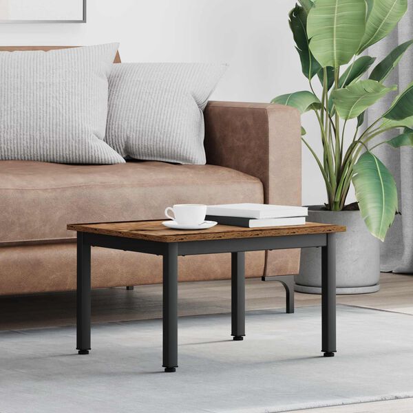 vidaXL S&oacute;fabor&eth; Gamalt timbur 60 x 50 x 36 cm Samsettur vi&eth;ur