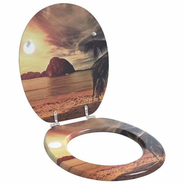 vidaXL WC sete Appels&iacute;nugulur 44 x 38 cm MDF bor&eth;