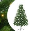 vidaXL J&oacute;latr&eacute; me&eth; 300 LED me&eth; standi Gr&aelig;nn 180 cm PE