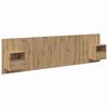 vidaXL R&uacute;mveggur me&eth; sk&aacute;p me&eth; sk&uacute;ffu 3 pcs Artisan Eik Samsettur vi&eth;ur