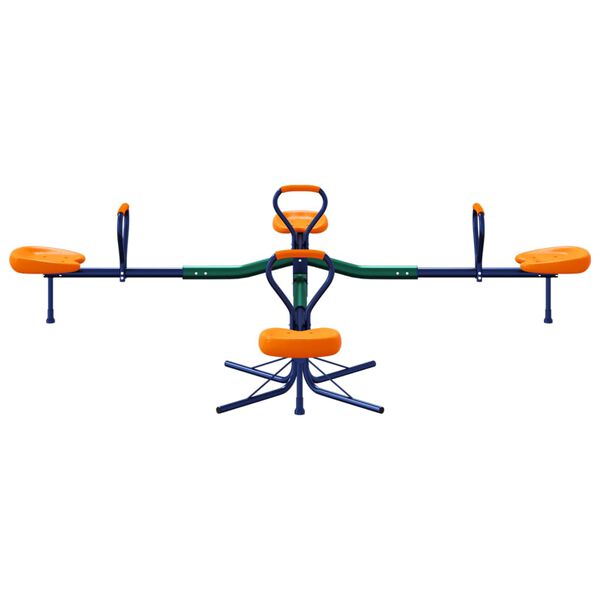 vidaXL Vegasalt 4 S&aelig;ti 360-gr&aacute;&eth;u Sn&uacute;ningur St&aacute;l